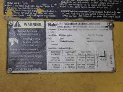 USED YALE 7250 LBS