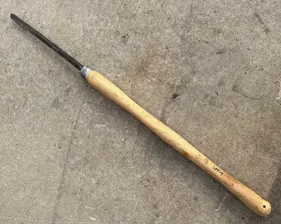 Metal Spinning Trimming Tool ~ 38" Length - Tip 5/8" x 5/16" ~ (5784)