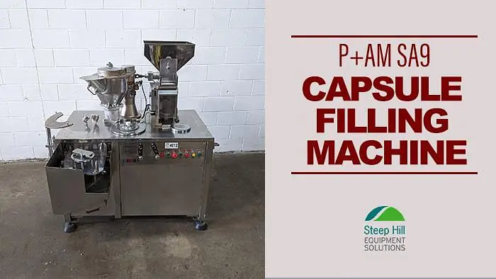 Used 1998 P+AM PHARMACEUTICAL & ALLIED MACHINERY SA9 Capsule Fillers | Steep Hill Equipment Solutions #773820