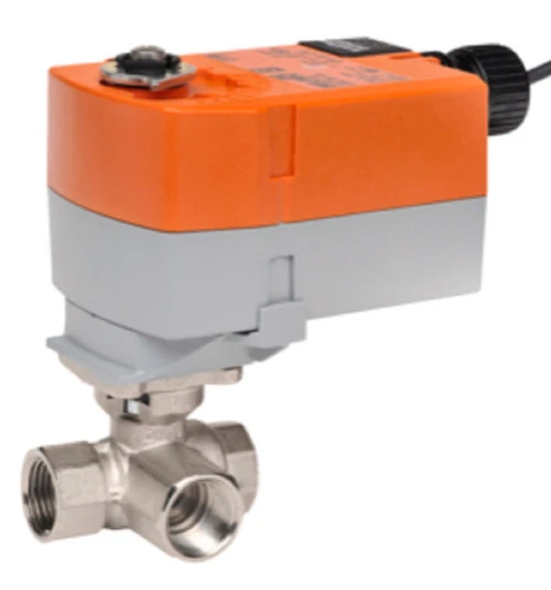 Belimo B312B+TFRB120 Characterized Control Valve (CCV), 1/2", 3-Way, Cv 3 [New]
