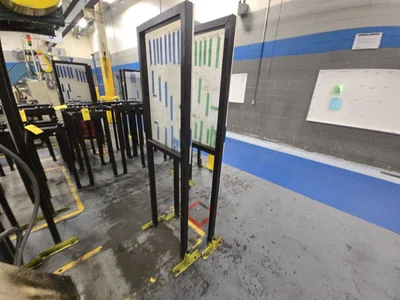 (2) Tool Boards; 76"