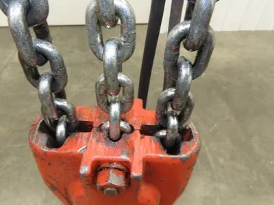 CM Lodestar RRT2 3 Ton Electric Chain Hoist 19' Lift 11/3.3 FPM Trolley 460 Volt