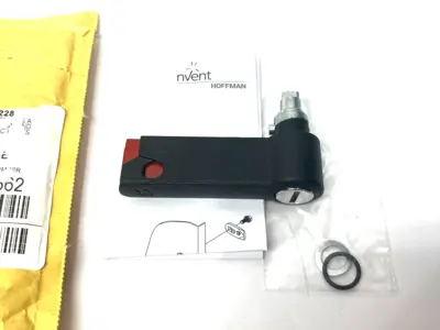 New | in-Stock Hoffman nVent Handle Concept Padlock Type 3, 4, 4X, 12, 3.54x1.00x1.57, Black Electrical Boxes Michigan US | Maverick Industrial Sales #1391658