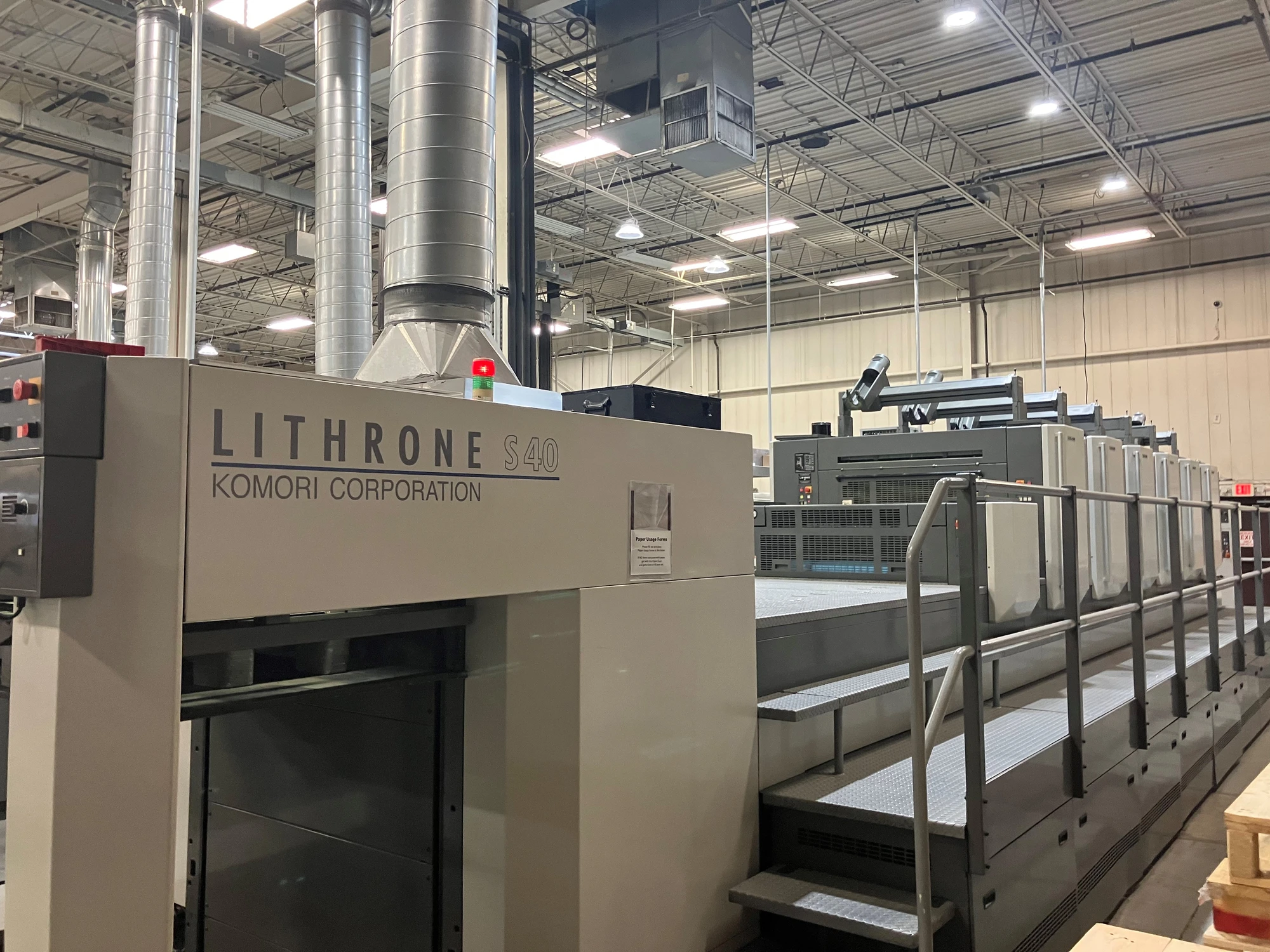 USED 2007 KOMORI LS640+CX