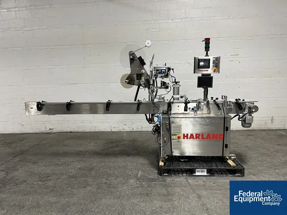 USED HARLAND OF AMERICA Harland Top Labeler, Model Comet Mark 5