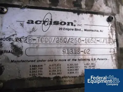 USED Acrison 6"/2" ACRISON LOSS IN WEIGHT DUAL SCREW FEEDER, MODEL 402B