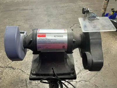 Used DAYTON 4Z908D Pedestal Type Grinders (Double End) Ohio US | HGR 24 #1452423