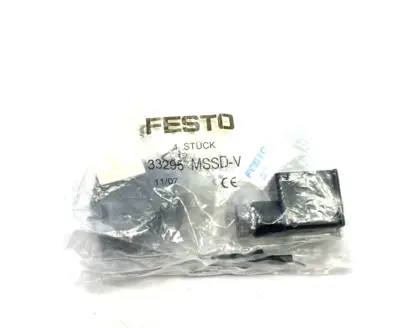 New | in-Stock Festo 33295 Plug Socket Connector Accessories Michigan US | Maverick Industrial Sales #1398188