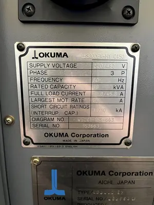 USED 2011 OKUMA LB3000EX-MWY/450