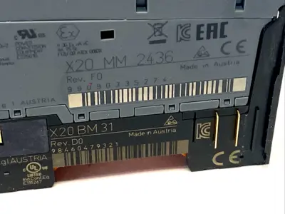 Used B&R Automation X20 MM 2436, X20BM31 Motor Controllers Michigan US | Maverick Industrial Sales #1396545