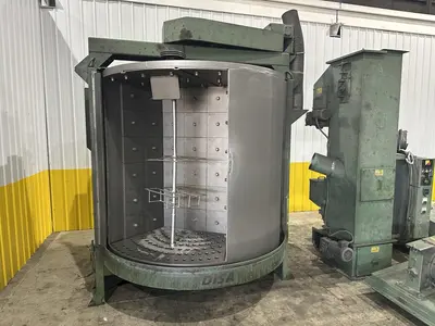 36" X 72" GOFF MODEL #3672D SPINNER HANGER SHOT BLAST CLEANING SYSTEM, NEW 2006: STOCK #22470