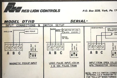 NEW RED LION CONTROLS DT11D PANEL METER
