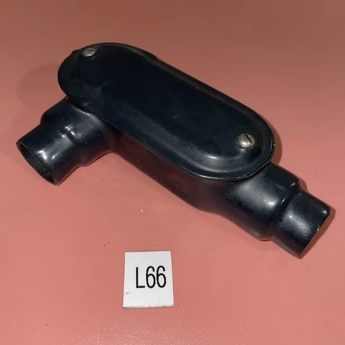 *NEW* ROBROY CONDULET PVC COATED RIGID TYPE: LR 1/2" W/COVER FAST SHIPPING!