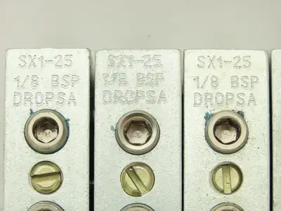 DropsA SX1-25 Modular Lubricator Divider Valve Block 1/8" BSP Lot of 6