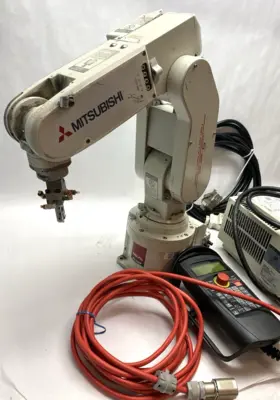 Used Mitsubishi Industrial Robot, Melfa CR1DA-771-S15 Control and R32TB Pendant Robots Michigan US | Maverick Industrial Sales #1401603