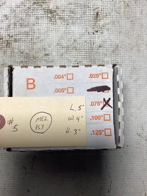 Accushim Size B Replacement Kit .075in/1.905mm-NIB of 30