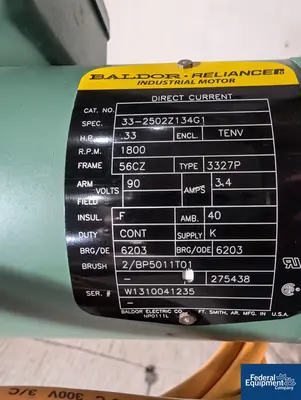 USED Precision 150 Liter Precision Stainless Reactor, 316L S/S, 45/100#