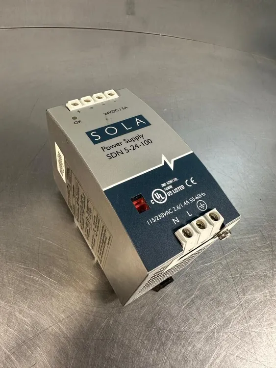 Used SOLA SDN 5-24-100 Power Supplies | Palmetto Automation #1156558
