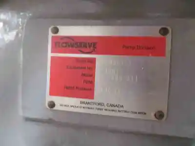 flowserve 9907 gpm stainless steel centrifugal pump