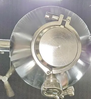 Used Gemco Double Cone Blender, 8 qt Lab Blender
