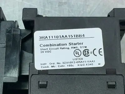 New | in-Stock SIEMENS 3RA11101AA151BB4 Starters Ohio US | HGR 24 #1312278