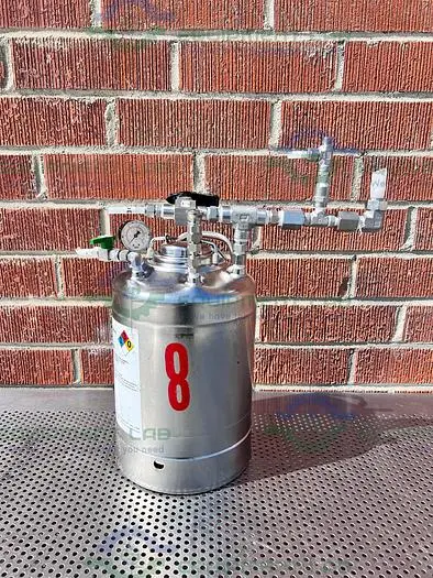 Used ALLOY PRODUCTS 12 LITER STAINLESS STEEL VESSEL 140 PSI W/ GAUGE + ACCESSORIES Pressure Vessels California US | Equipment Lab #488566