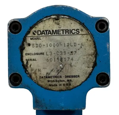 USED DATAMETRICS SD0-1000-12LD-6 OPTICAL ENCODER L3-C3S-S7