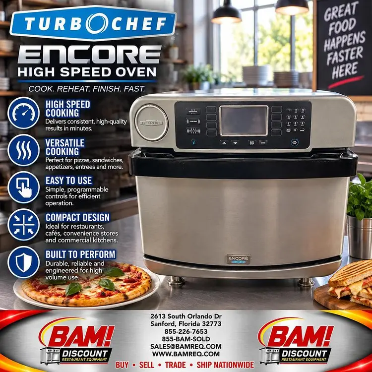 Used TURBOCHEF ENCORE2 Ovens Florida US | BAM Discount Restaurant Equipment #1442843