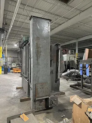 USED 2004 DELONG SUPER 14 RUBBER BELT SHOT BLAST MACHINE