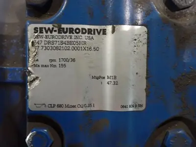 USED SEW EURODRIVE S47 DRS71S4BE05HR