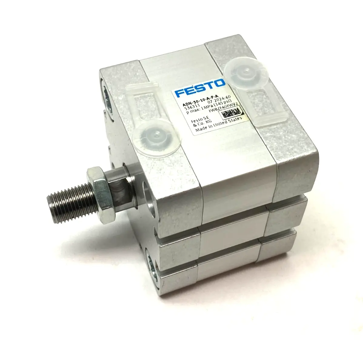 USED FESTO COMPACT CYLINDER 10MM STROKE 50MM BORE