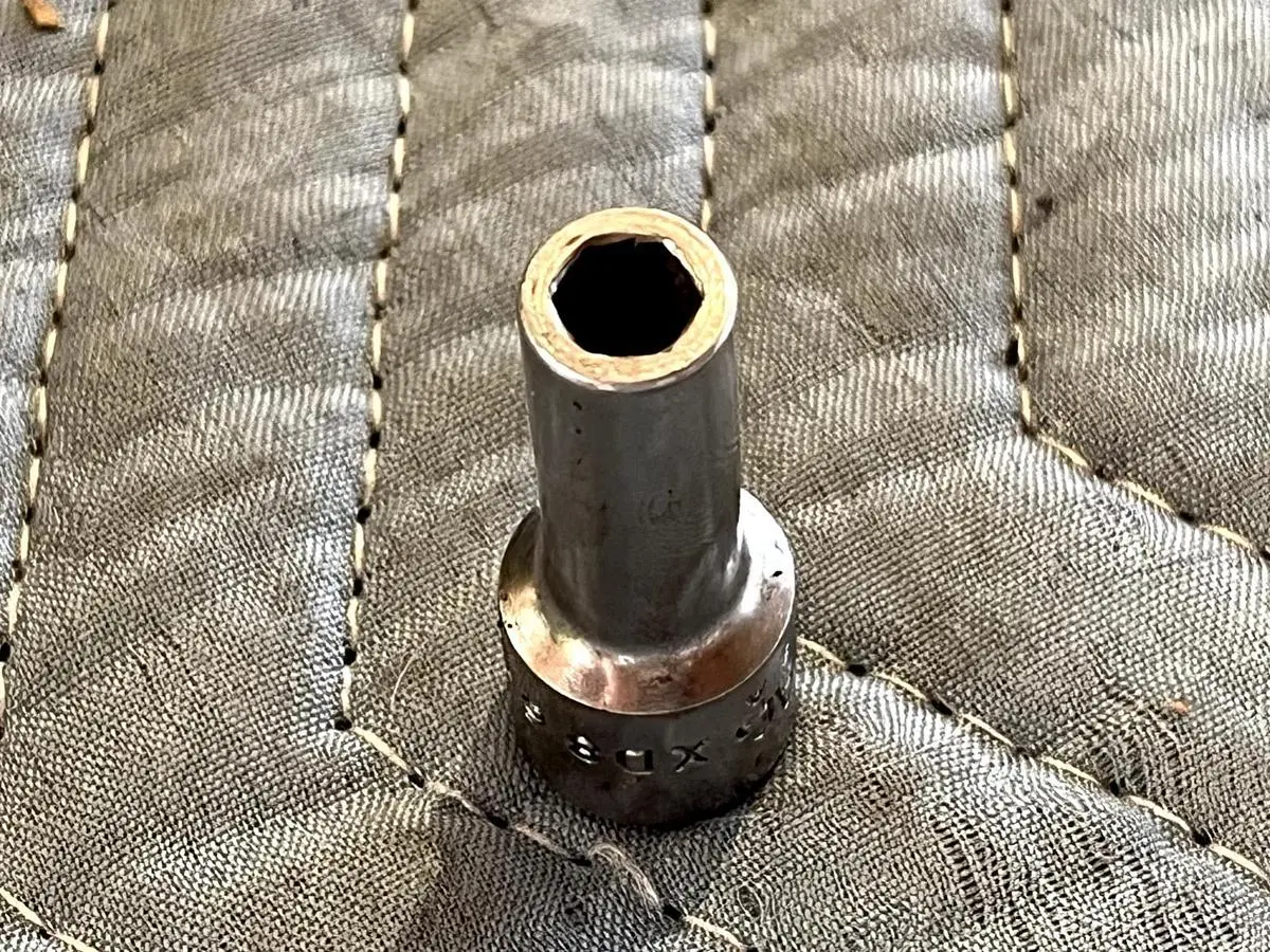 Mac Tools XD86 1/4" SAE 3/8"dr Deep Chrome 6pt Socket