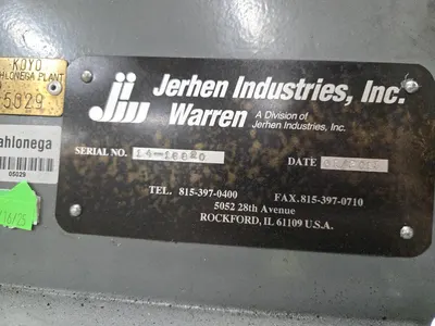 1954 National Machinery .420" Double Stroke Roller Header, Ser. 22331; Cutoff Diameter: .420",