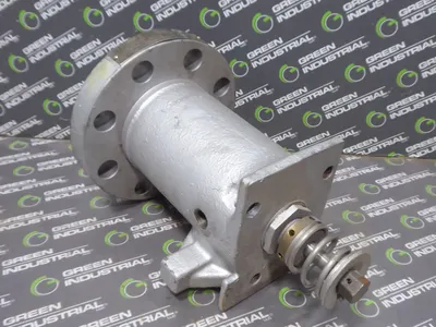 Clyde Bergemann 164045S Poppet Steam Valve Assembly 2-1/2" Silver Surplus
