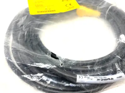 USED TURCK EUROFAST RIGHT ANGLE SINGLE ENDED CORDSET