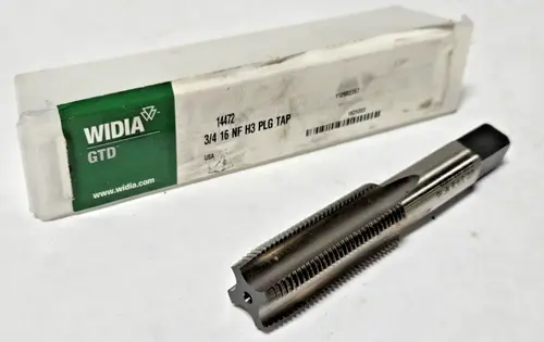 WIDIA New Straight Flute Tap  - 3/4"-16 NF H3 PLG TAP, 4FL, 14472