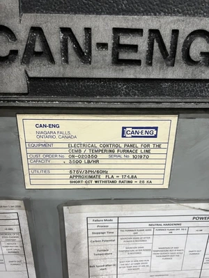 Item# C405 Can Eng 3500 Pound/Hour Mesh Belt Line
