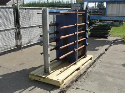 SPC8801  Heat Exchanger 663.25 sq.ft. Alfa Laval plate heat exchanger