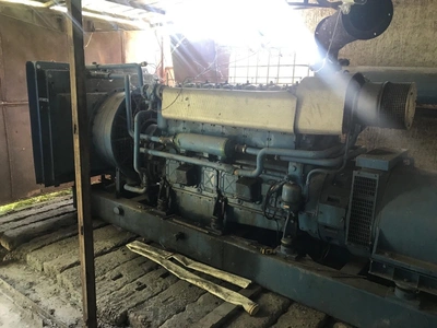 MEZ ZSE PRAHA Diesel Generator with CKD PRAHA Engine, in good used condition, full working order, in use until November 2024