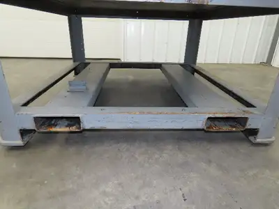 15/16" Steel Top Machine Base Welding Table Work Bench 54x54x28-3/4"