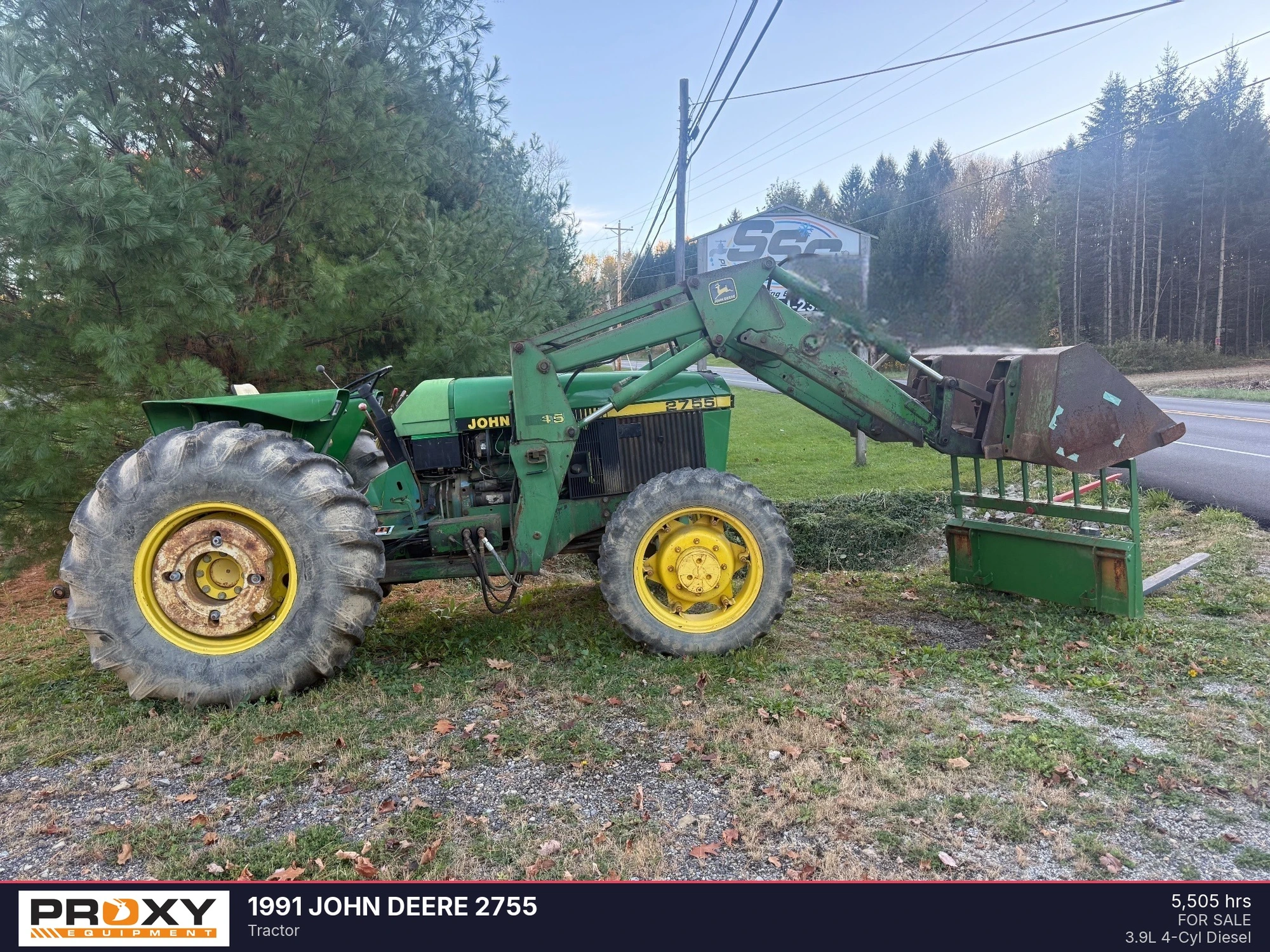 Used 1991 JOHN DEERE 2755 Tractors & Trailers Pennsylvania US | Proxy Equipment #1663916