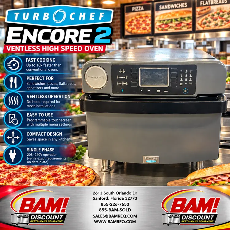 Used TURBOCHEF ENCORE2 Ovens Florida US | BAM Discount Restaurant Equipment #1507774