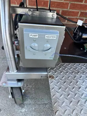 Used SANI MATIC STAINLESS STEEL 400 L COP SYSTEM PARTS WASHER SKID W/ HEATING, PUMP Parts Washers California US | Equipment Lab #1461704