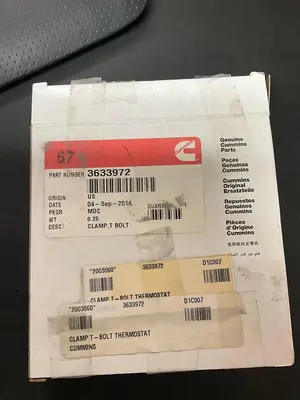 Cummins T- Bolt Clamp PN: 3633972