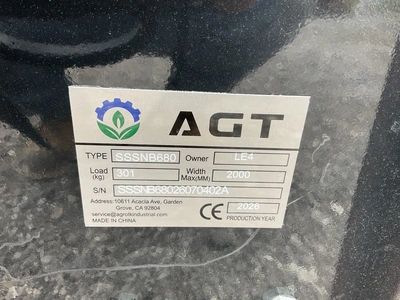 Used AGT INDUSTRIAL SSSNB680 - 60" HYDRAULIC SKID STEER SNOW BLOWER Snow Blowers Michigan US | Miedema Asset Management Group #1477198