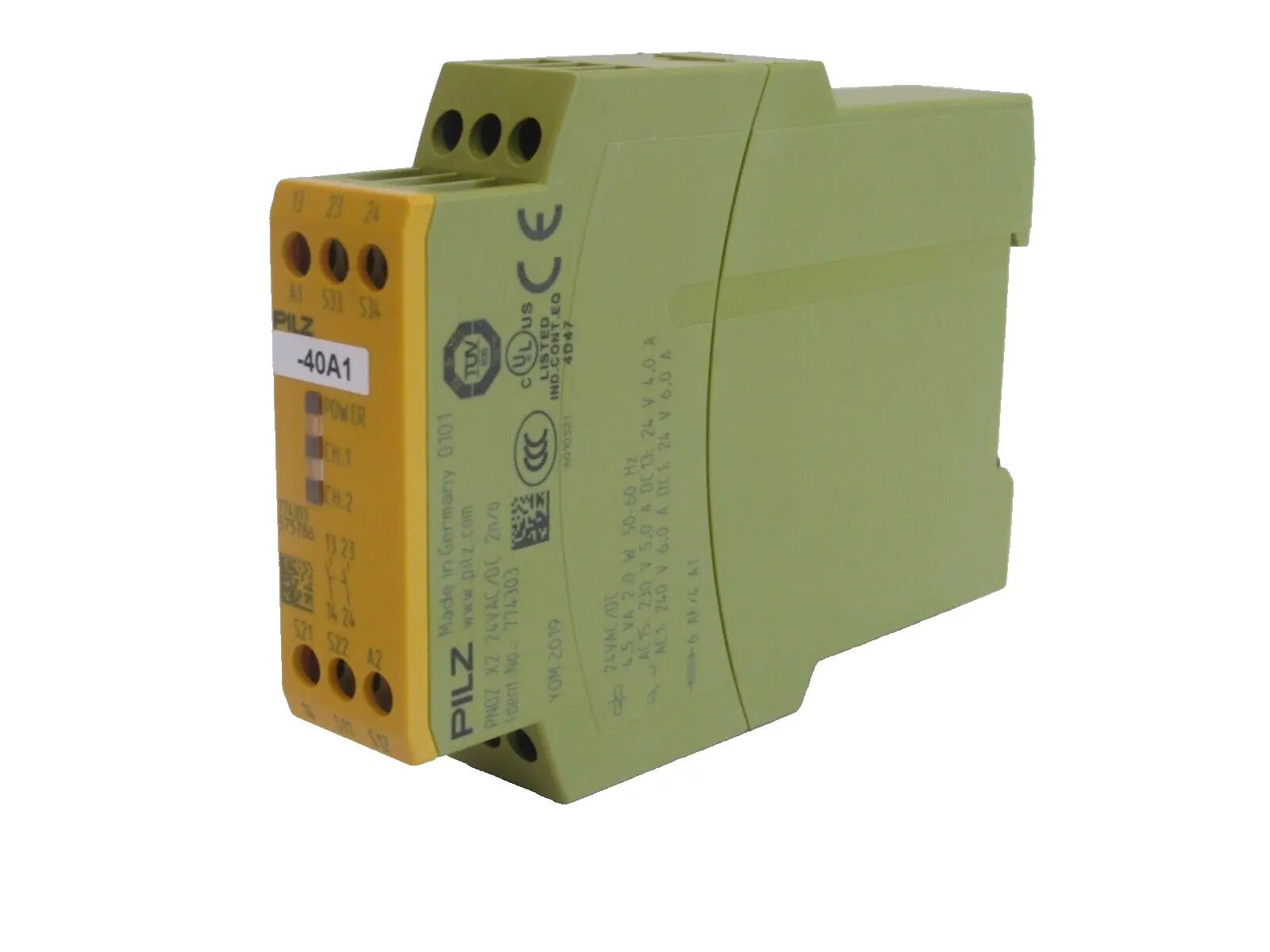 NEW PLIZ PNOZ X2 24VAC/DC 2N/O SAFETY RELAY PNOZX224VACDC2NO