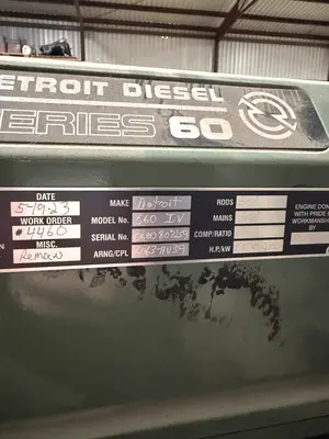 Used DETROIT DIESEL _UNKNOWN_ Diesel Engines Oklahoma US | Oil The Woodlands Group #1500948