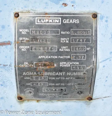 USED LUFKIN M800D