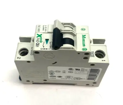 USED EATON, MOELLER CIRCUIT BREAKER 1P XPOLE/XEFFECT W/ FAZ-XHI11