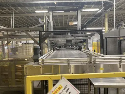 Priority One Automatic Bulk Container Depalletizer - Low Level